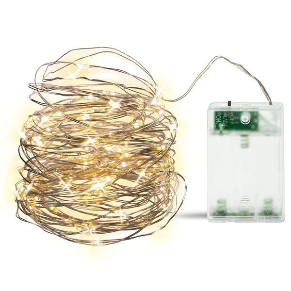 Weihnachtsbeleuchtung LED Warmweiß 10m