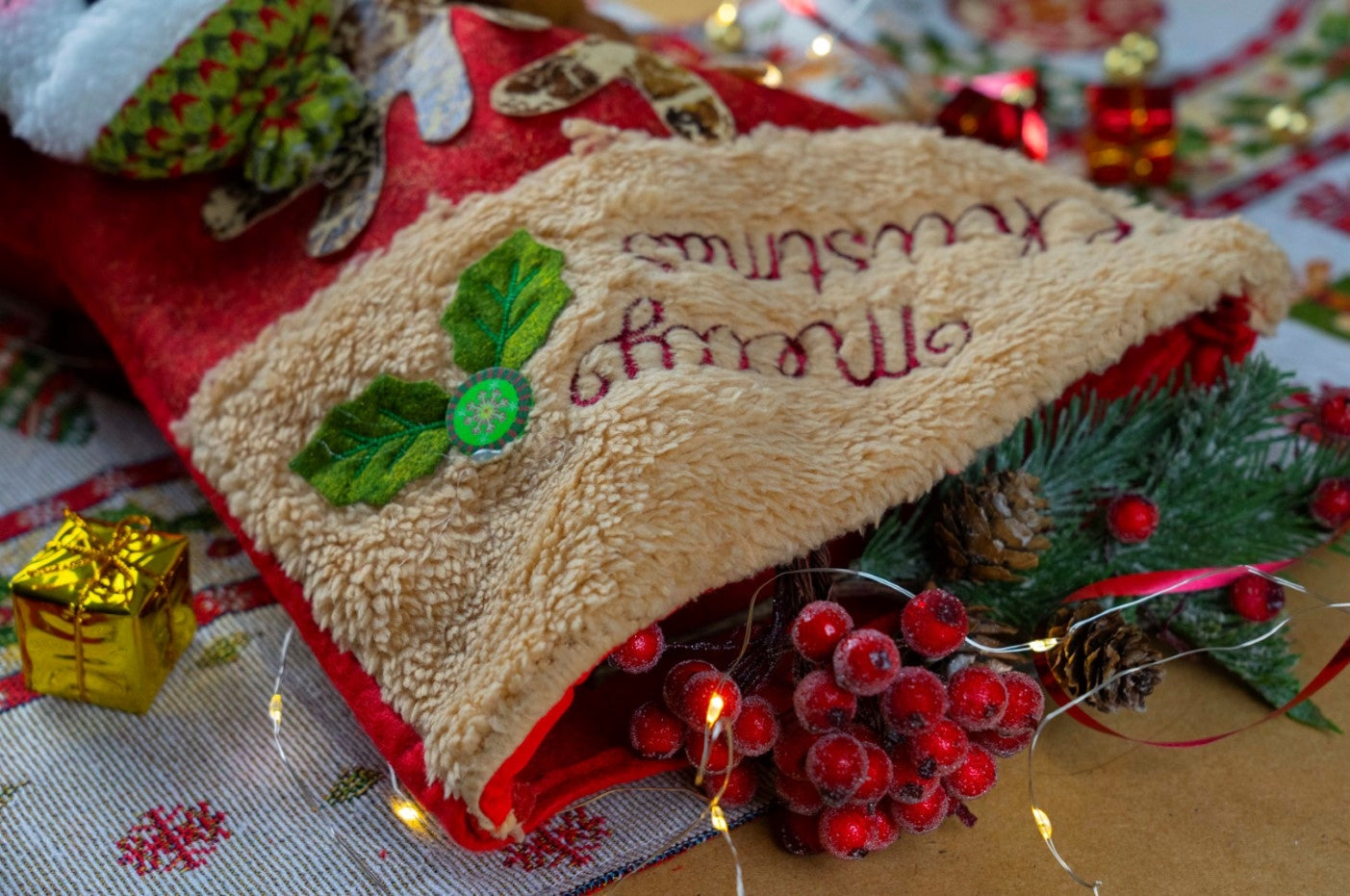 Weihnachtssocken zum Verschenken, 2er-Set.