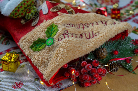 Weihnachtssocken zum Verschenken, 2er-Set.