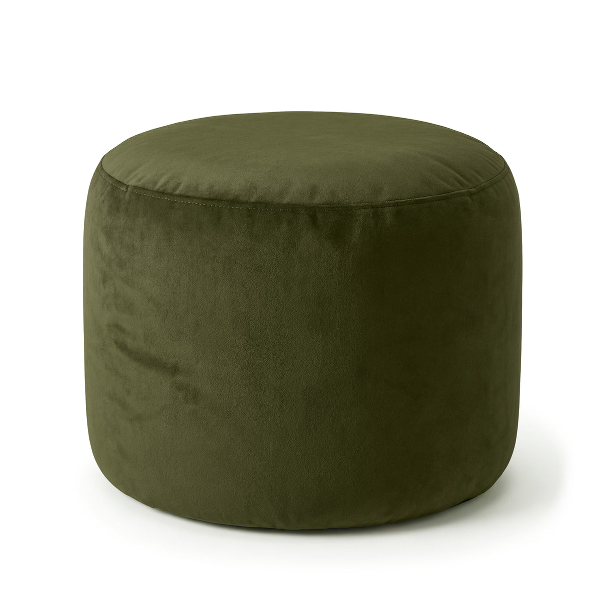 Sitzhocker Rund Fußhocker VELVET Verschiedene Farben Grün
