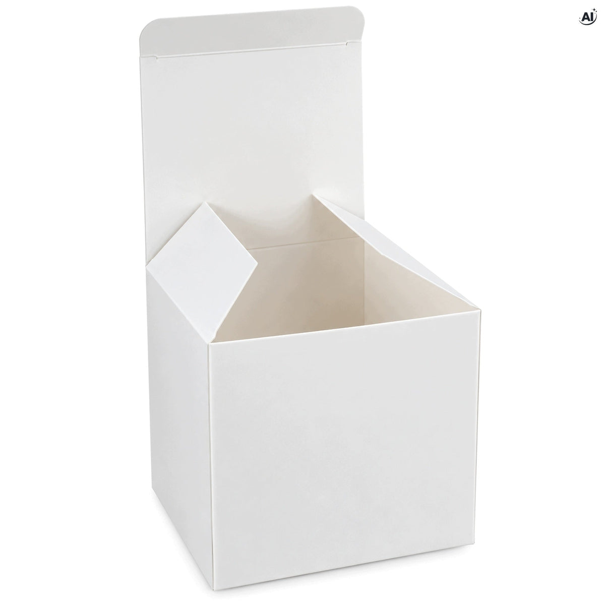 Papierboxen 100 x 100 x 100 mm, weiß