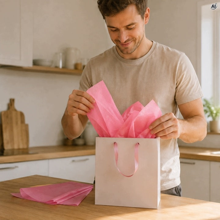 Dekoratives Geschenkpapier 35 x 50 cm - Verschiedene Sorten