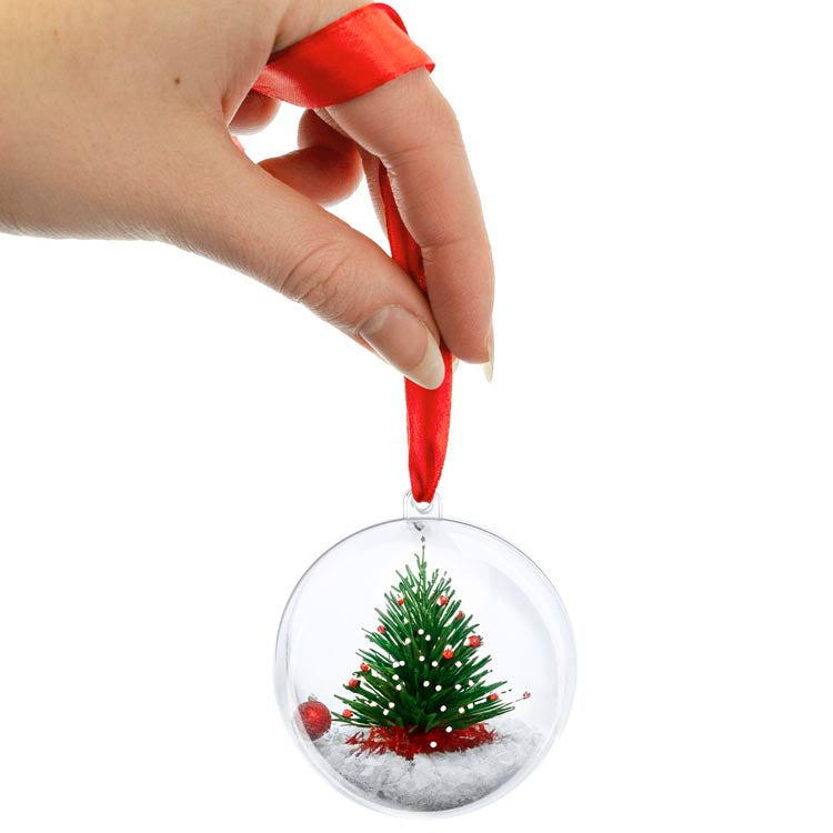 Transparente Kunststoffkugeln 5 Stk.