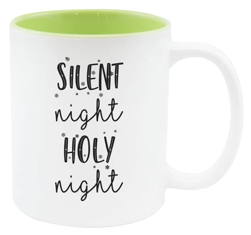 Weihnachtstasse - Grün Silent Night