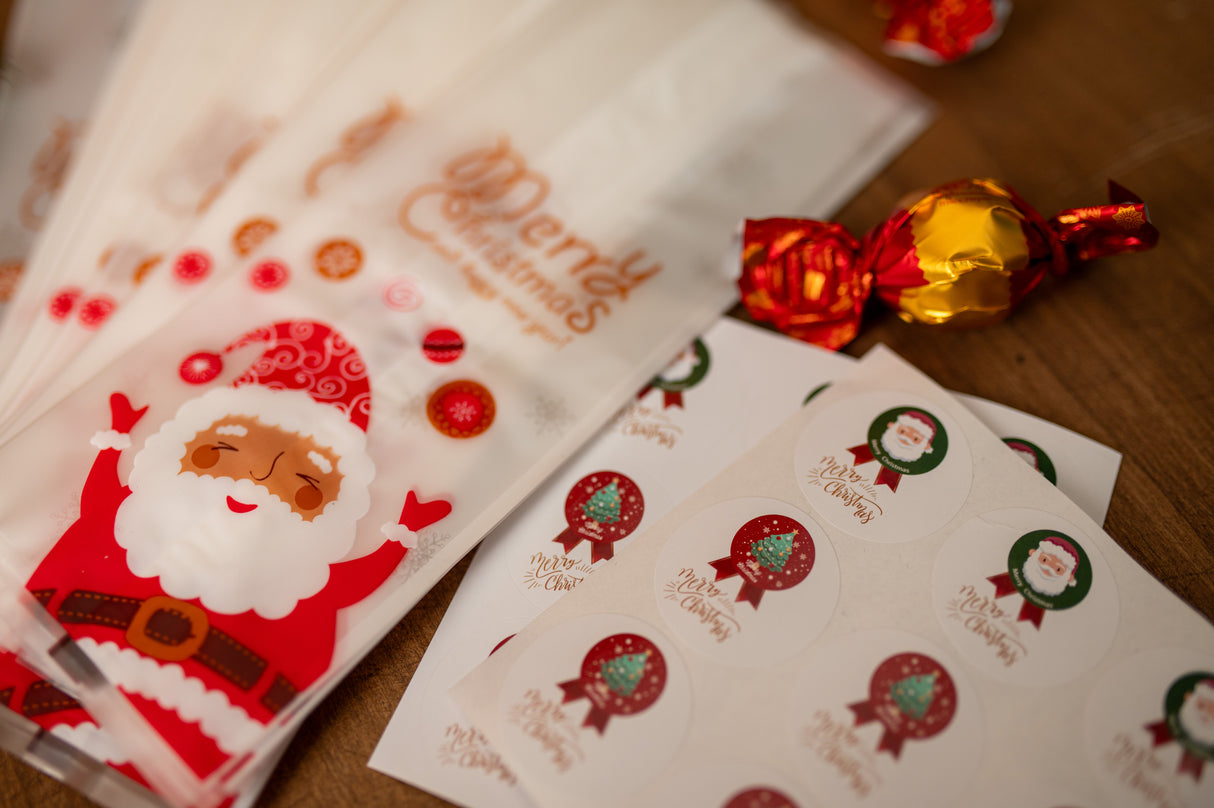 Transparente Zellophantüten für Kekse 25 Stück