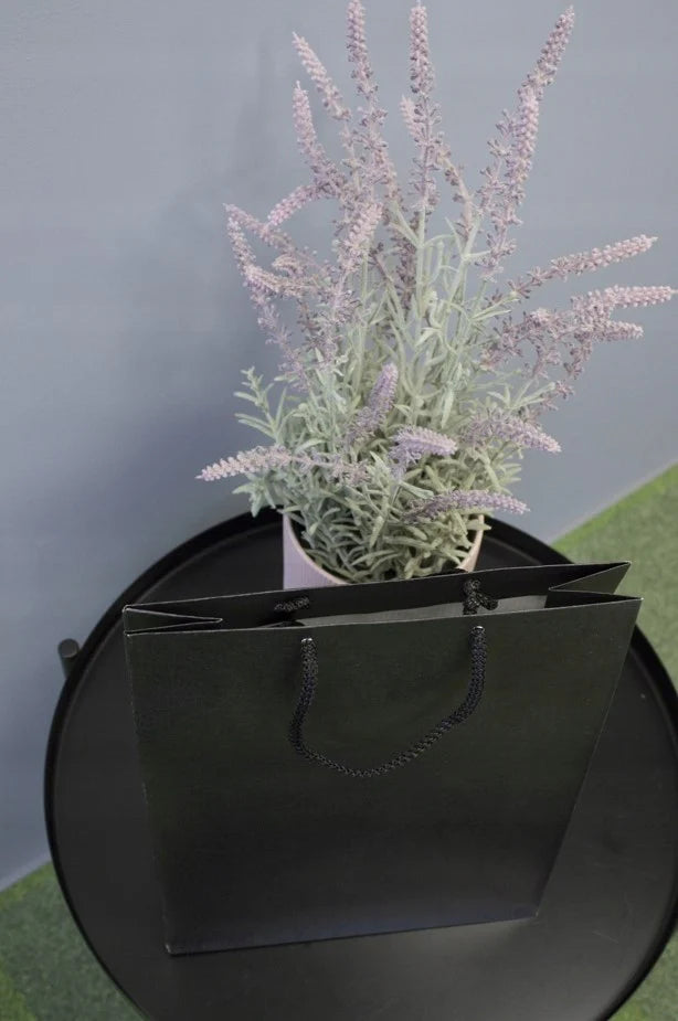 Papiertüte ECO Prestige 300x100x400mm Schwarz