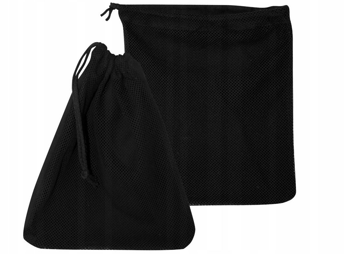 Baumwollnetzbeutel 300 x 450 mm - Schwarz