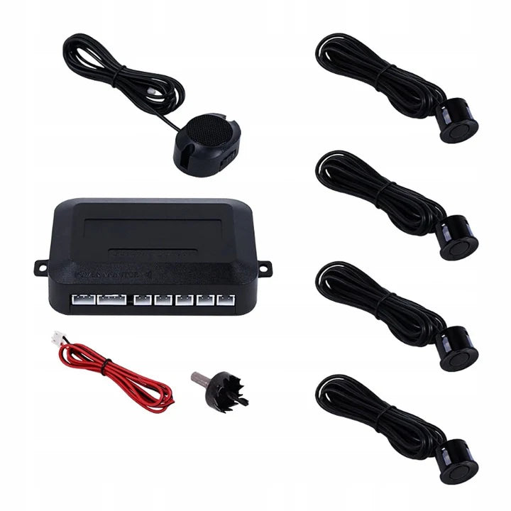 Universelle schwarze Parksensoren Set 4 Stück