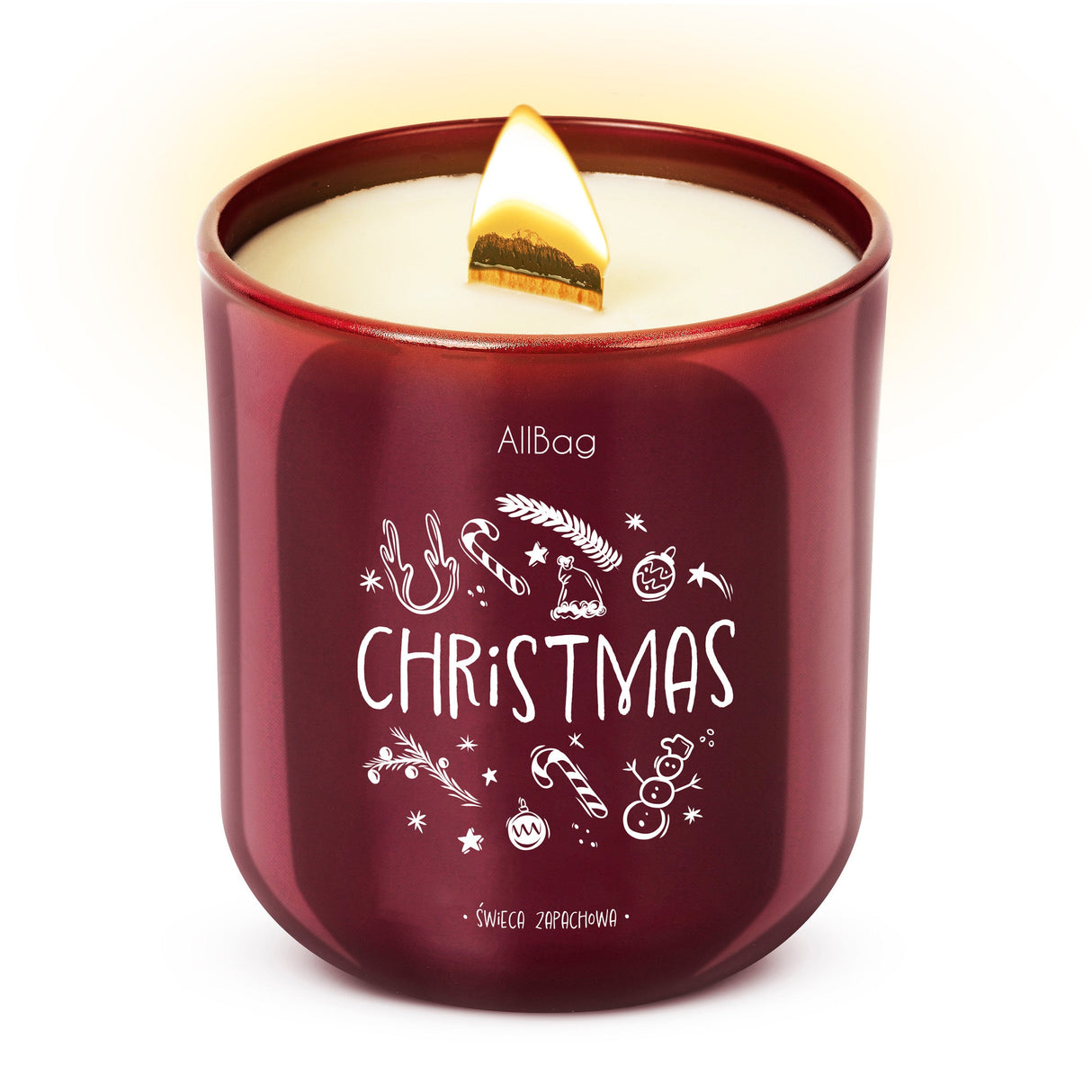 Duftende Sojakerze im Glasduft