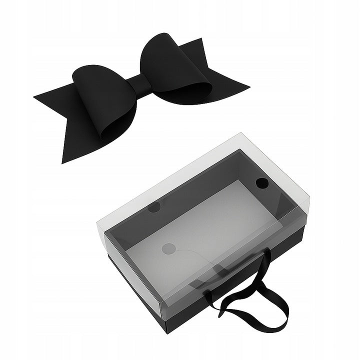 Geschenkbox mit großer Schleife – verschiedene Farben