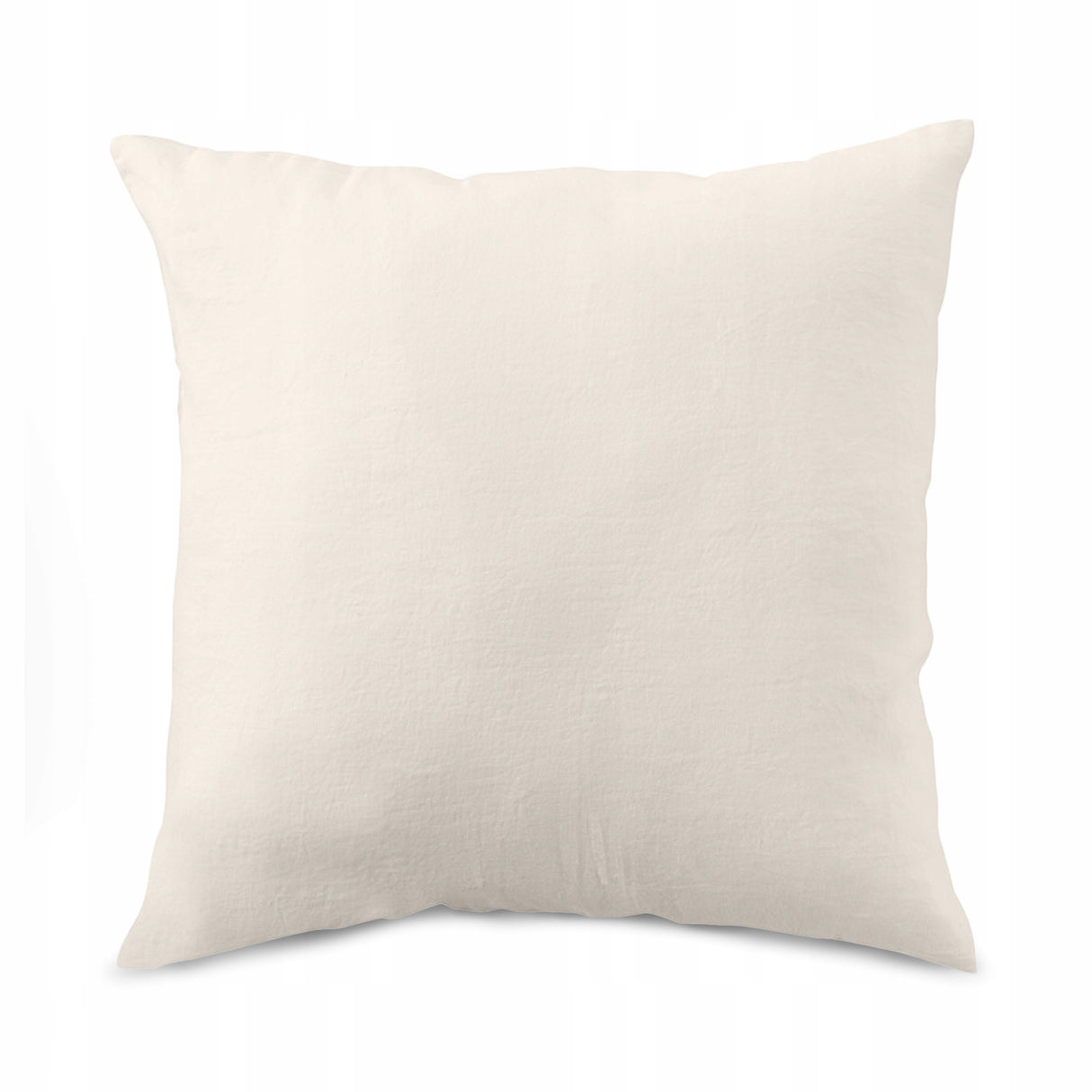Dekoratives Baumwollkissen Ecru 25x25cm 220g