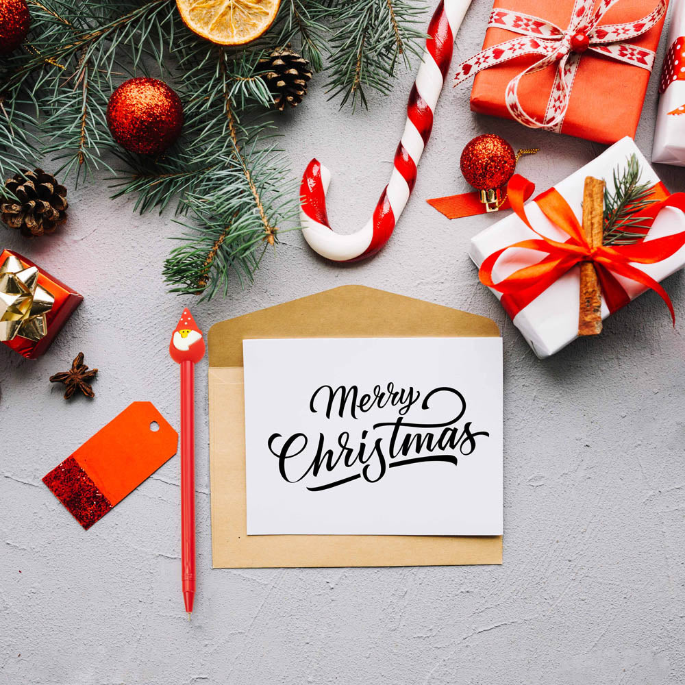 Weihnachtsmann Roter Stift