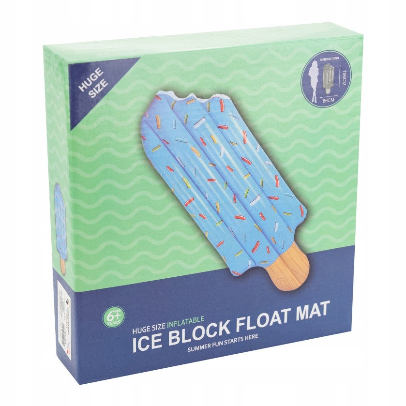 Schwimmmatratze Eis am Stiel Blau