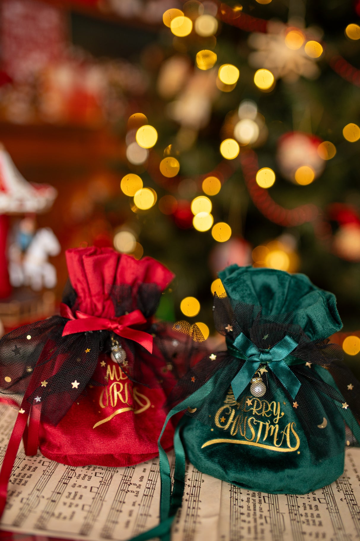 Frohe Weihnachten Taschen