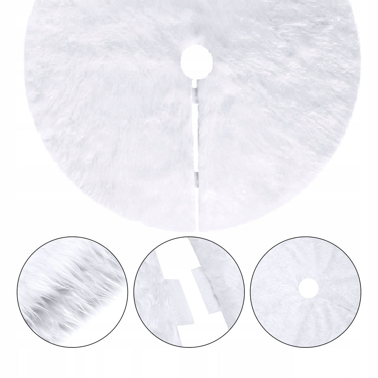 Weihnachtsbaummatte 90cm WEISS