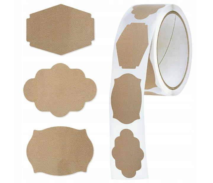 Gewürzetiketten blanko selbstklebende Etiketten 300 Stk.