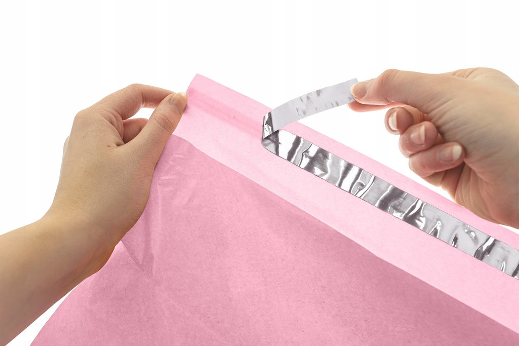 Versandbeutel Plastik Versandtaschen A3 310x420mm 50 Stk. ROSA