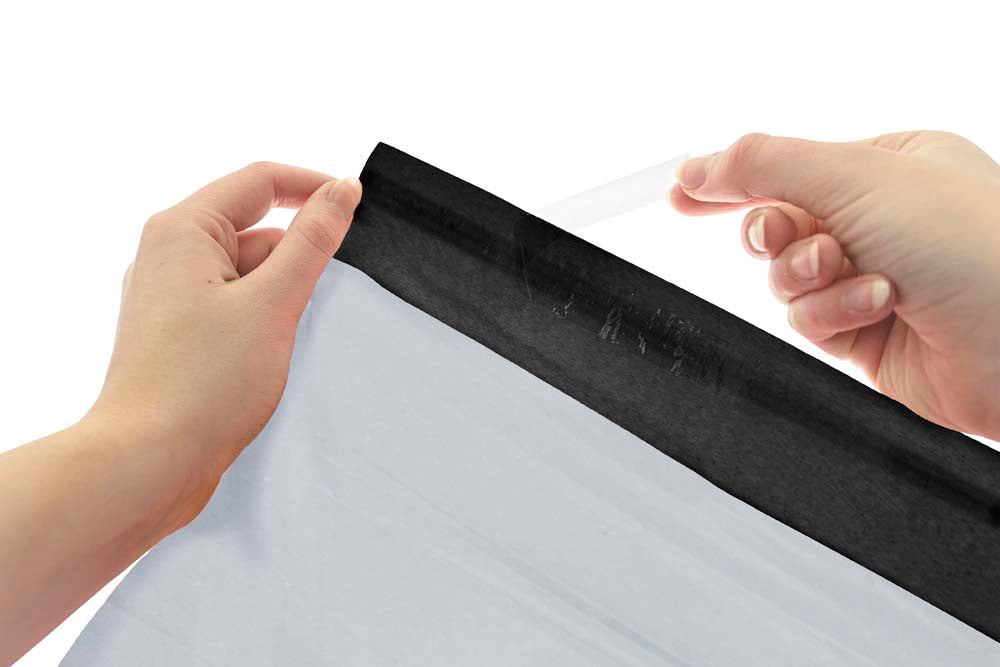 Versandbeutel Plastik Versandtaschen C4 240x325mm 50 Stk. GRAU