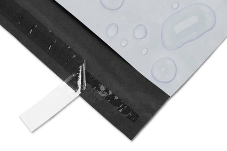 Versandbeutel Plastik Versandtaschen B4 260x360mm 50 Stk. GRAU