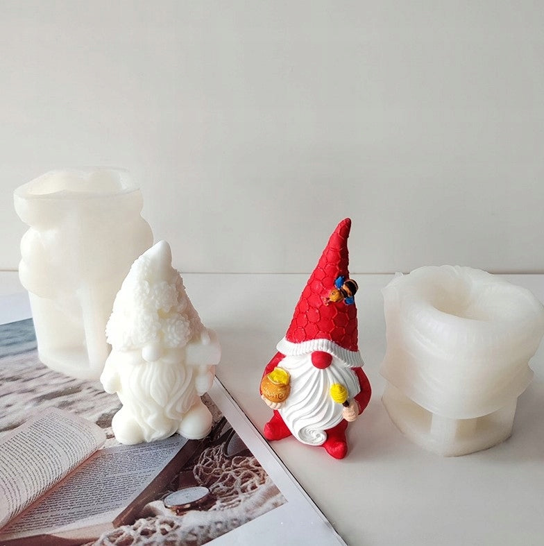 3D-Zwerg-Kerzenform in Gnomform