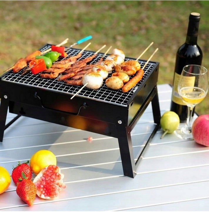 Tragbarer Campinggrill aus Stahl für Outdoor und Reisen
