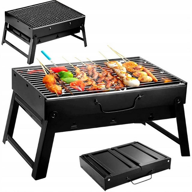 Tragbarer Campinggrill aus Stahl für Outdoor und Reisen