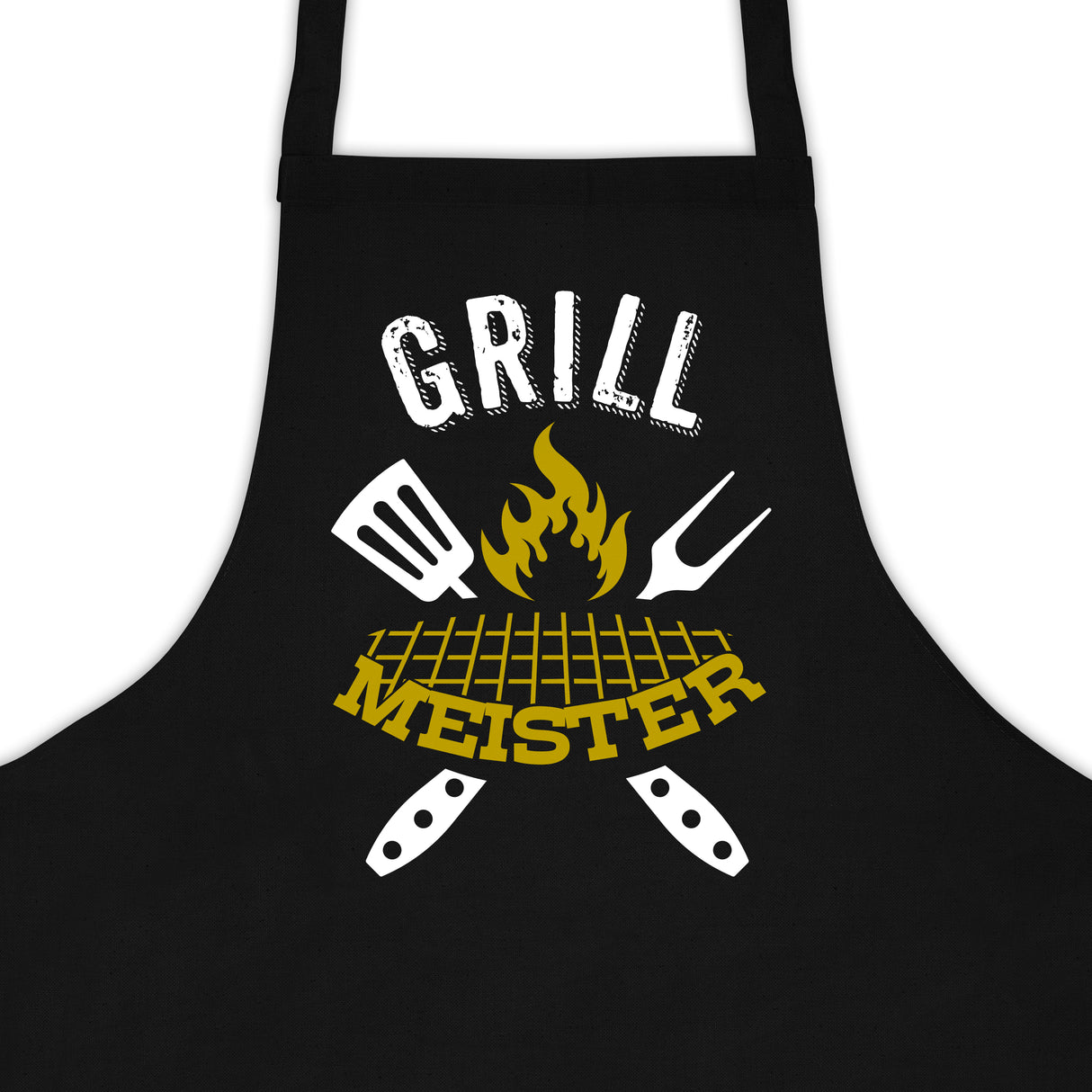 Kochschürze Schwarz ACHTUNG OPA GRILLT