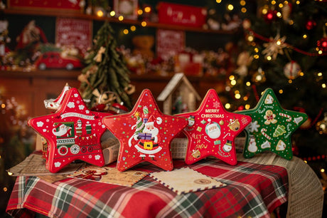 Weihnachtsstern-Behälter 4er-Set