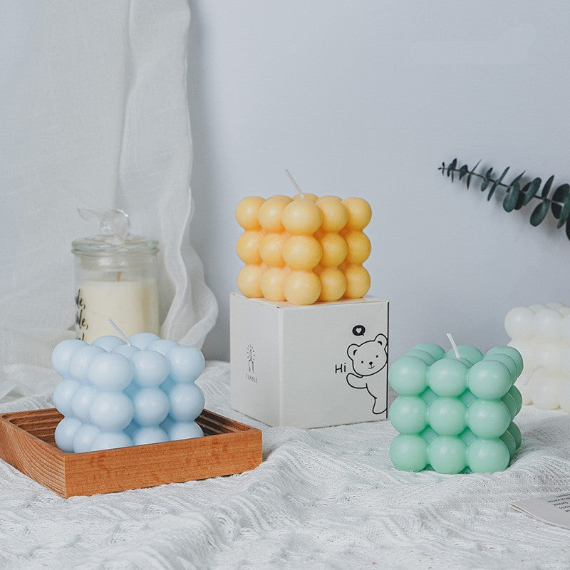 Seifenblasen-Kerzenwachs-Gussform