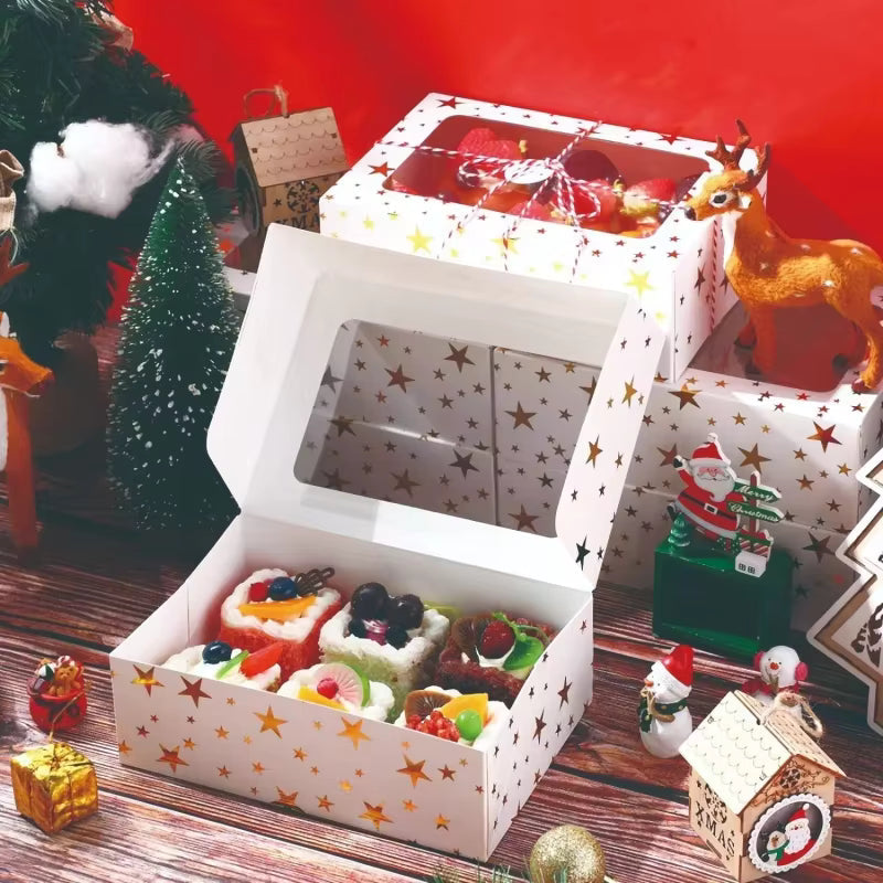 Weihnachts-Fensterkästen, 6 Stück