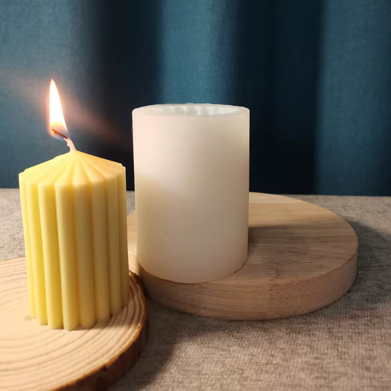 Weihnachts-Silikonform aus zerrissenen Kerzen