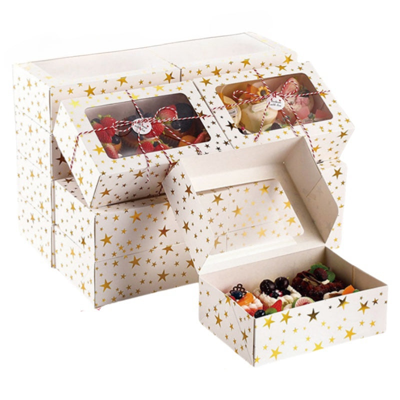 Weihnachts-Fensterkästen, 6 Stück