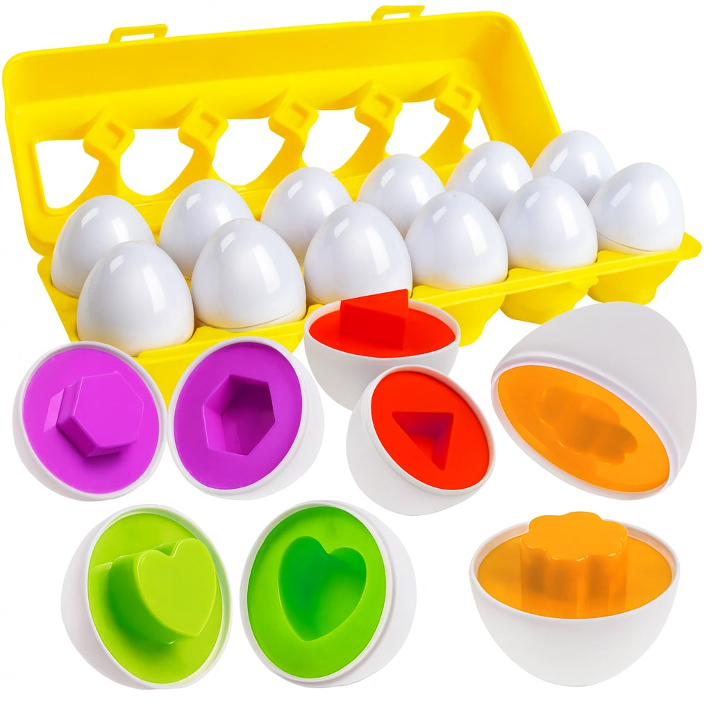 Lernpuzzle in Eierform