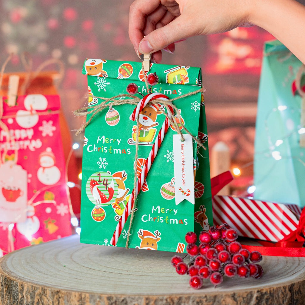 Adventskalendertüten mit Weinflaschen und Aufklebern 24 St.