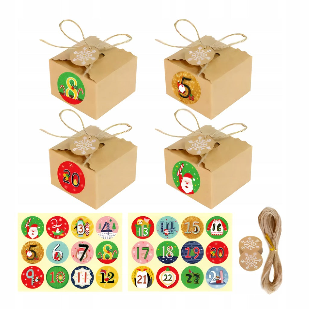 Adventskalender-Taschenset mit Zubehör