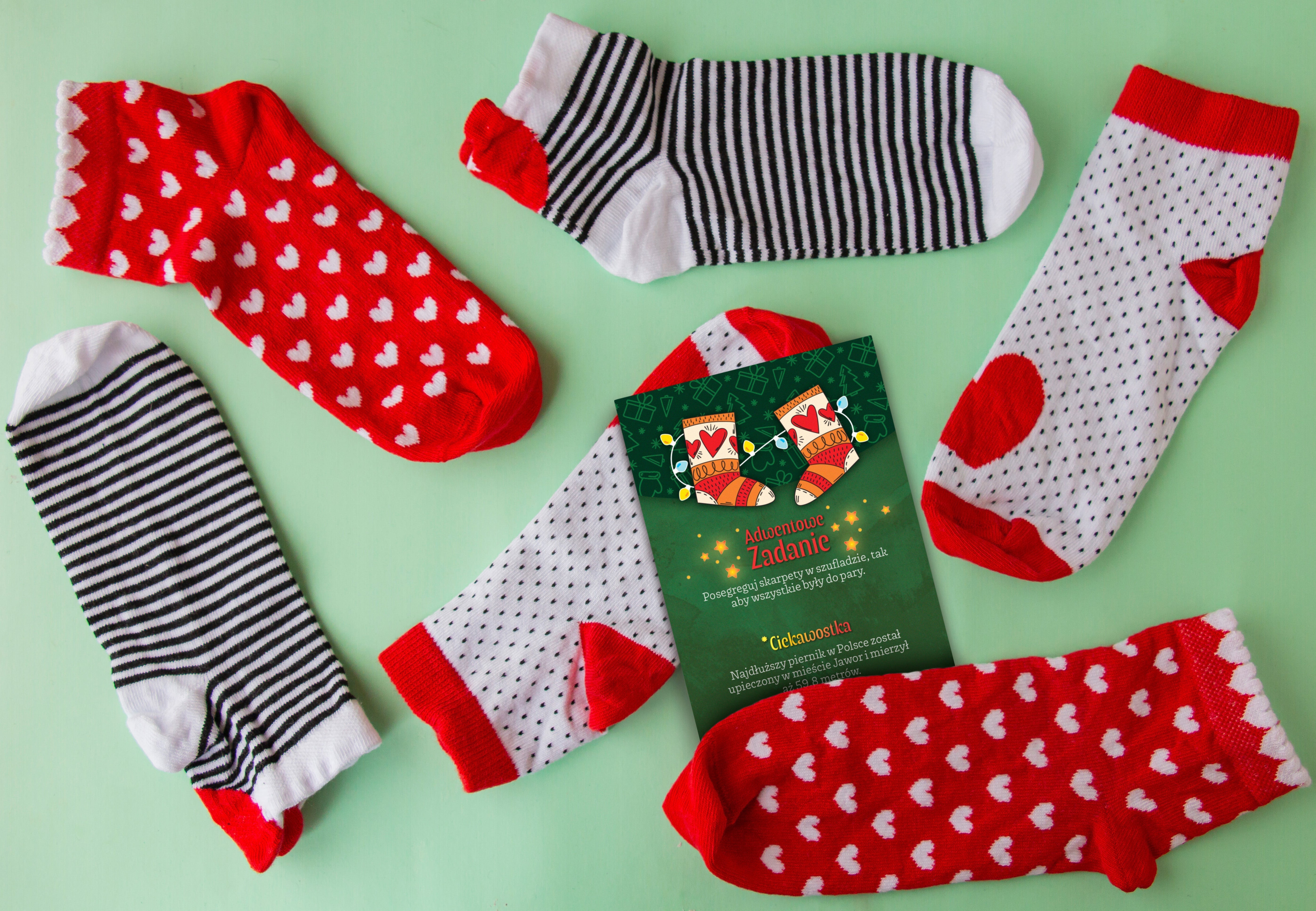 Adventskalender-Karten 30 Stk. INTERESSANTE AUFGABEN