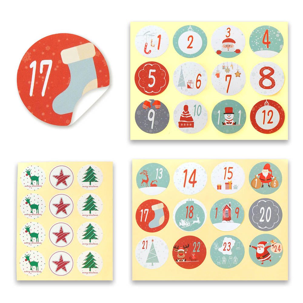 Adventskalender-Taschenset mit Zubehör