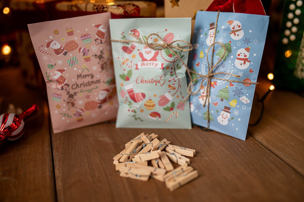 Adventskalender-Taschenset mit Zubehör