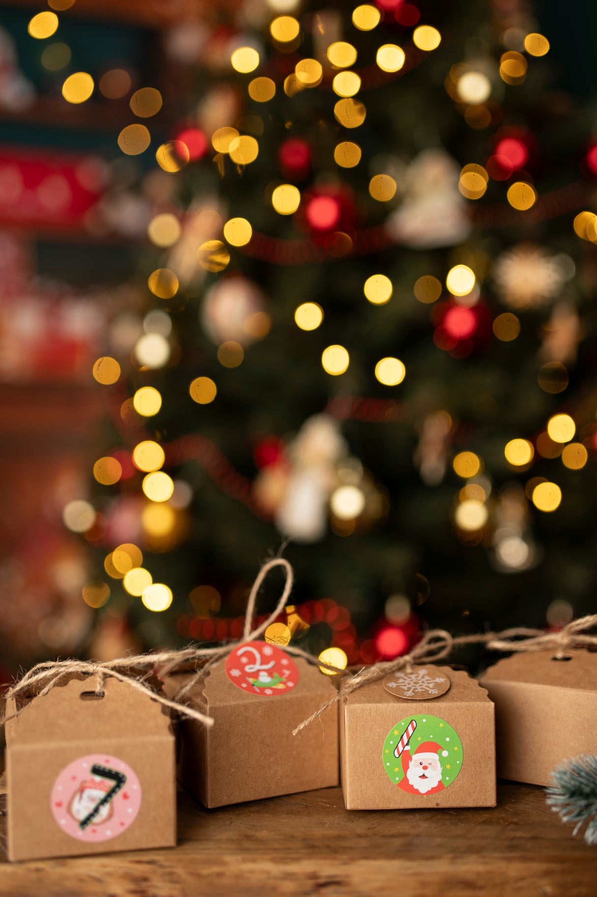 Adventskalender-Taschenset mit Zubehör