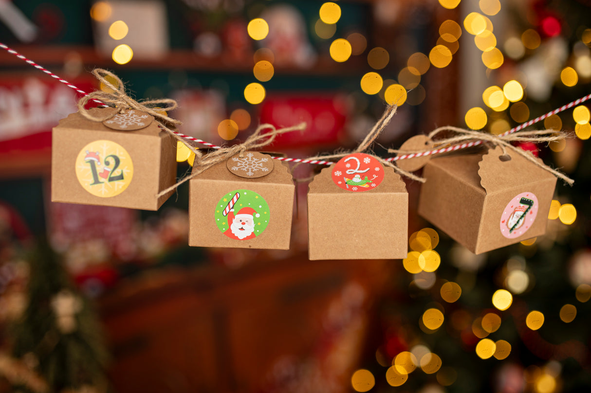 Adventskalender-Taschenset mit Zubehör