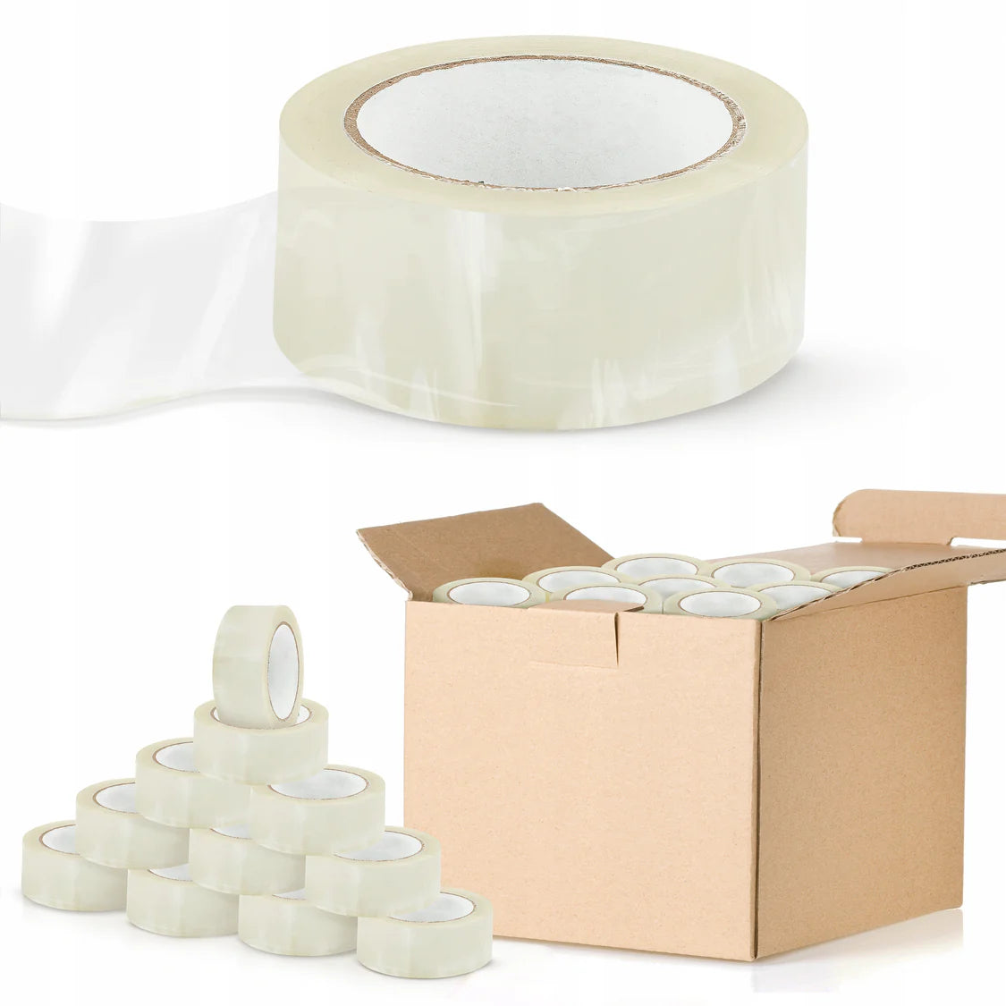 Verpackungsklebeband 48/100y Transparent 90 m 55 µm – 36 Stück