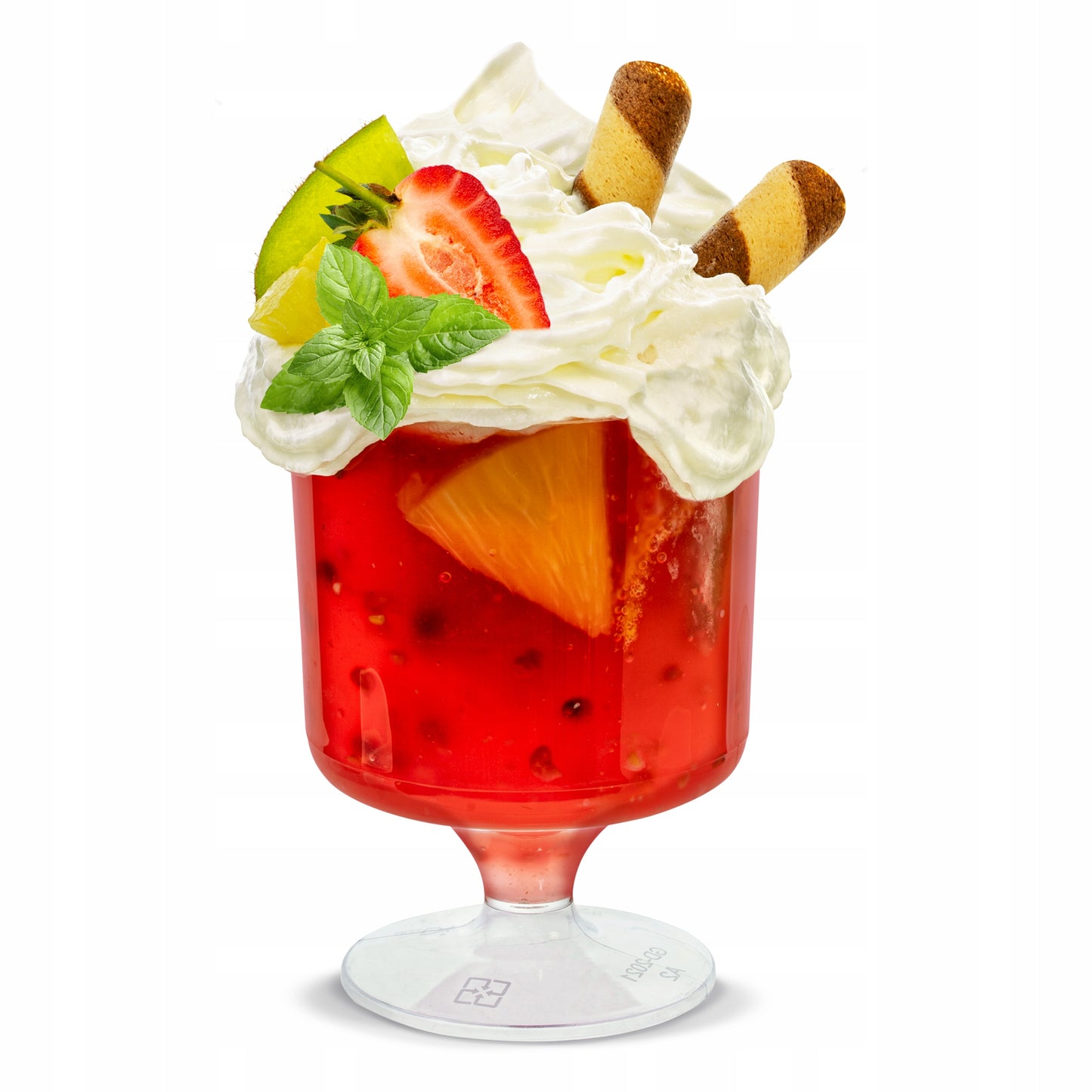 10 Stück Desserttassen 150ml Wiederverwendbare Dessertgläser Plastik