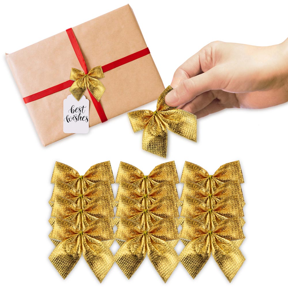 Schleifenband Weihnachtsdekoration GOLD