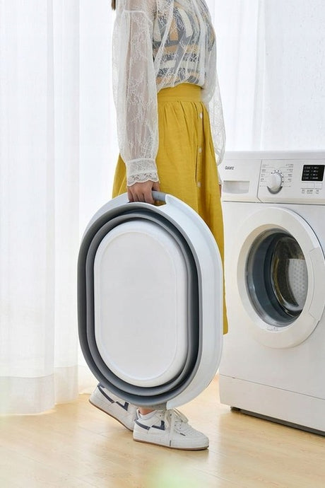 Faltbarer Wäschekorb aus Silikon