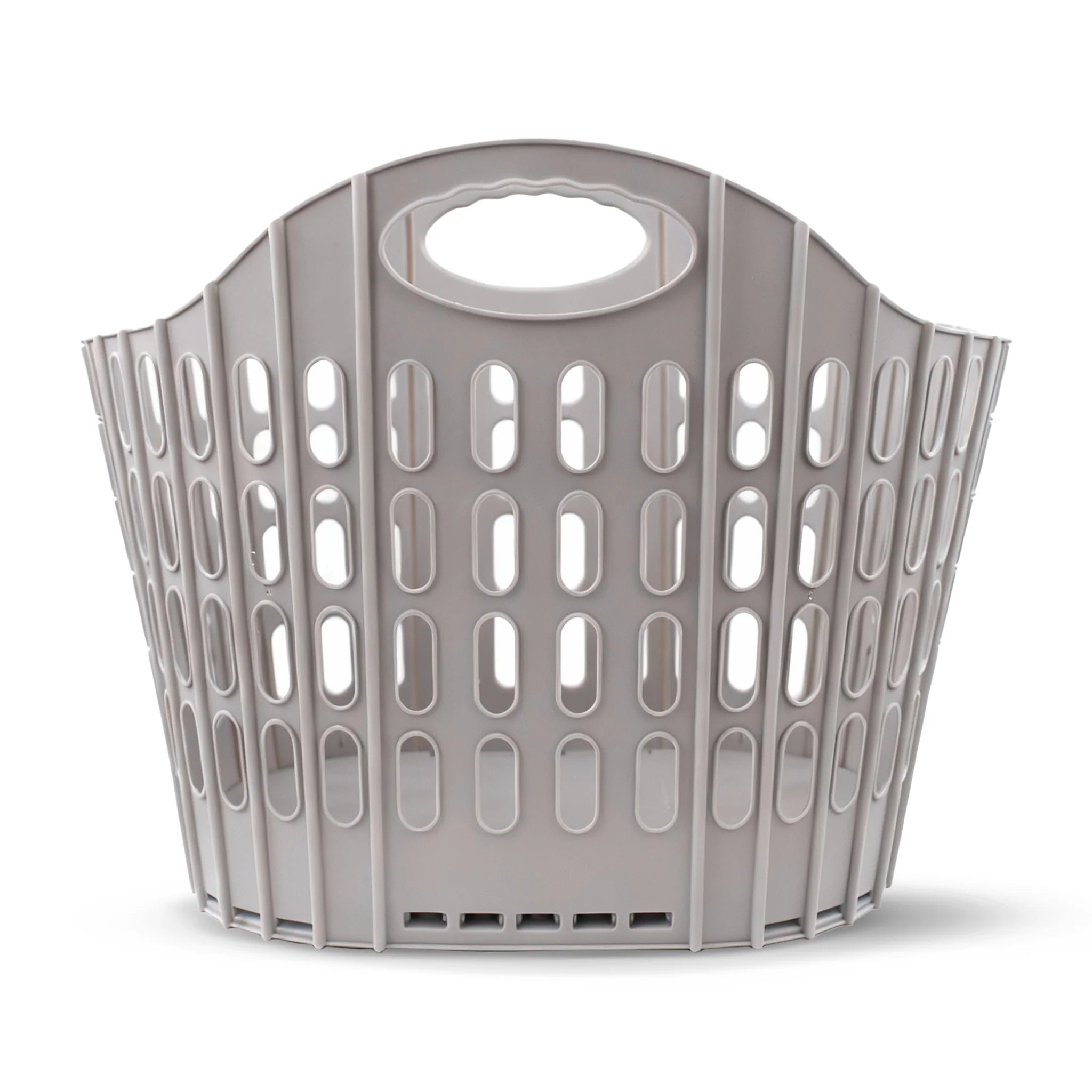 Faltbarer Wäschekorb aus Kunststoff mit Griffen