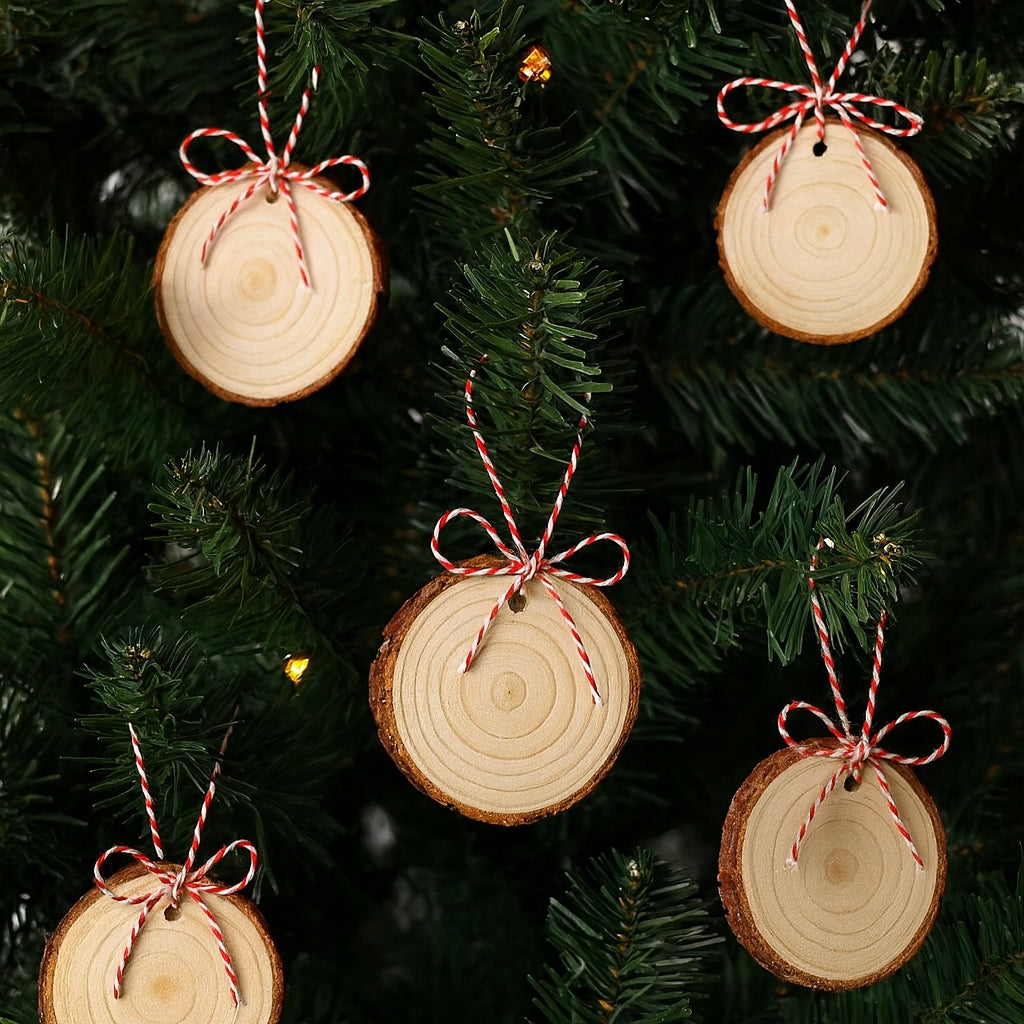 Holzscheiben-Set 30-tlg.