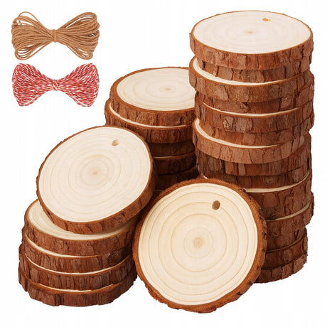 Holzscheiben-Set 30-tlg.