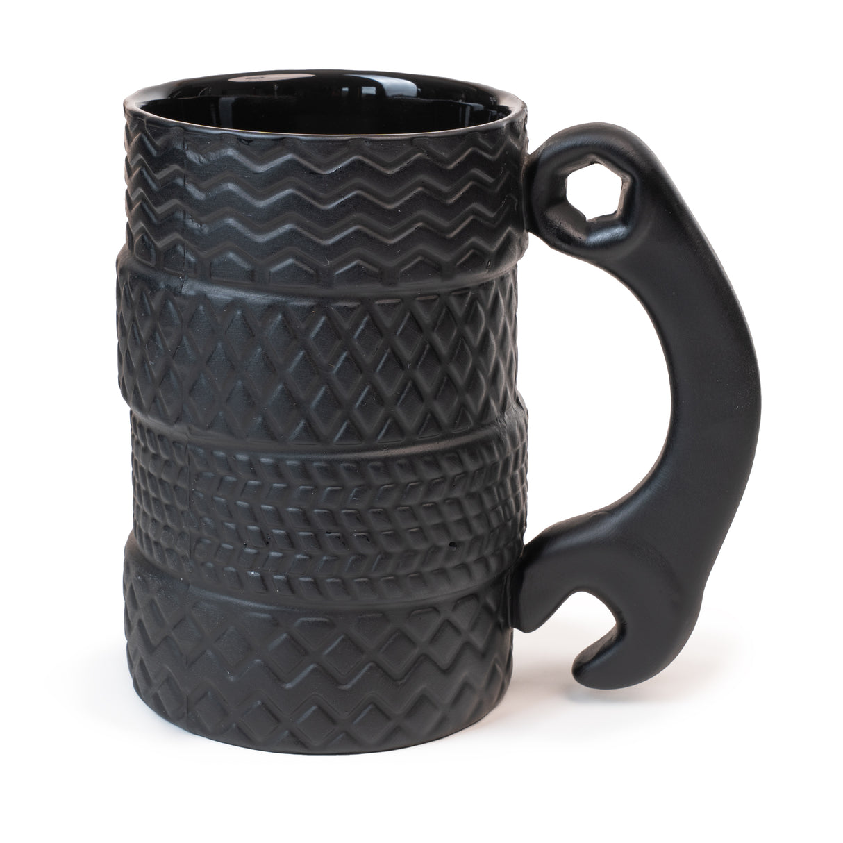 Schwarzer Becher für einen Mechaniker 450 ml