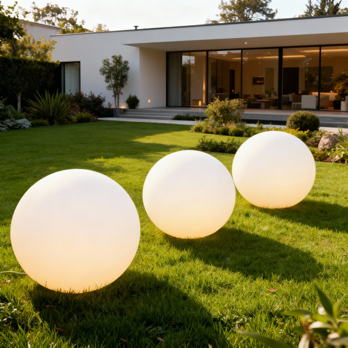 LED-Kugel 50cm Gartenlampe