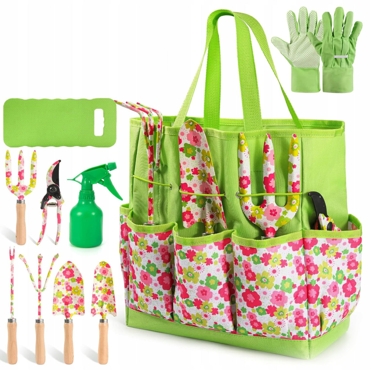 Gartenwerkzeug-Set 10-teilig mit Tasche